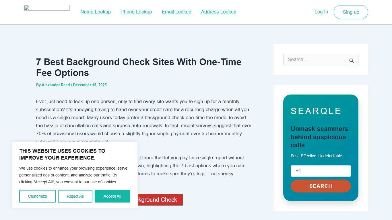 7 Best Background Check Services One-Time Fee | Affordable & Reliable
